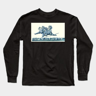 Blue Men Long Sleeve T-Shirt